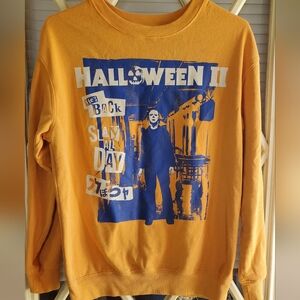 Halloween II Graphic Crewneck Sweater - Universal City Studios, Unisex